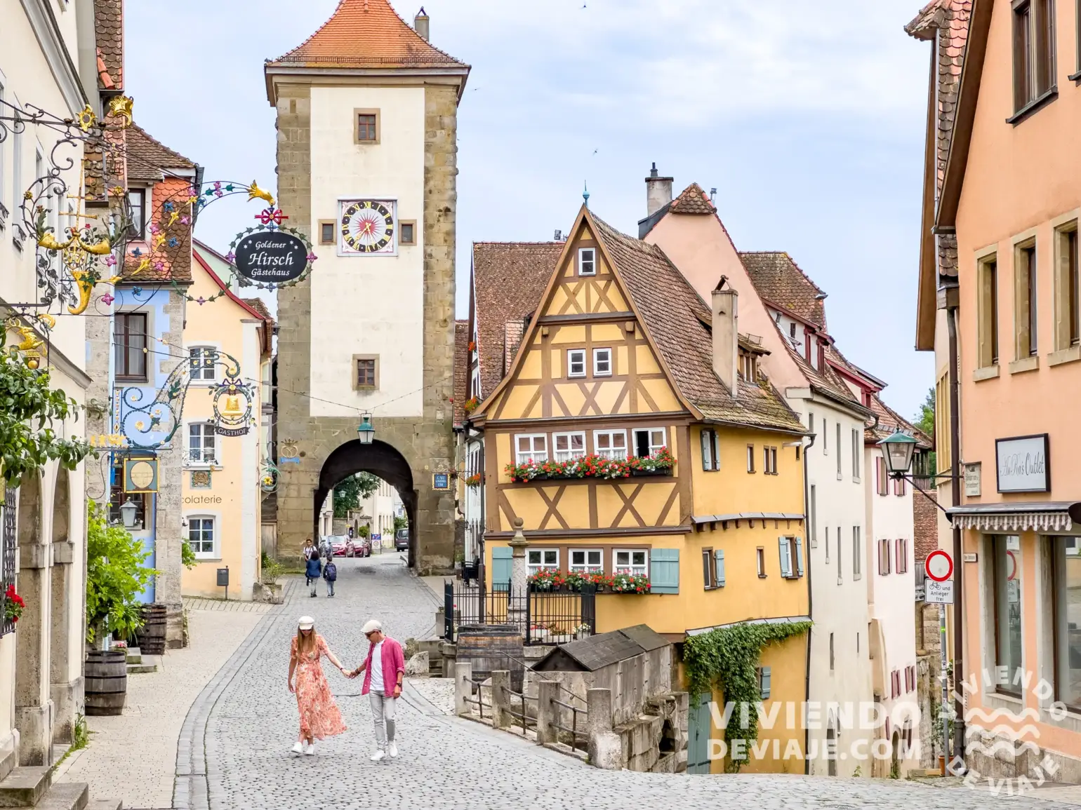 Plönlein, el rincón más fotografiado de Rothenburg ob der Tauber