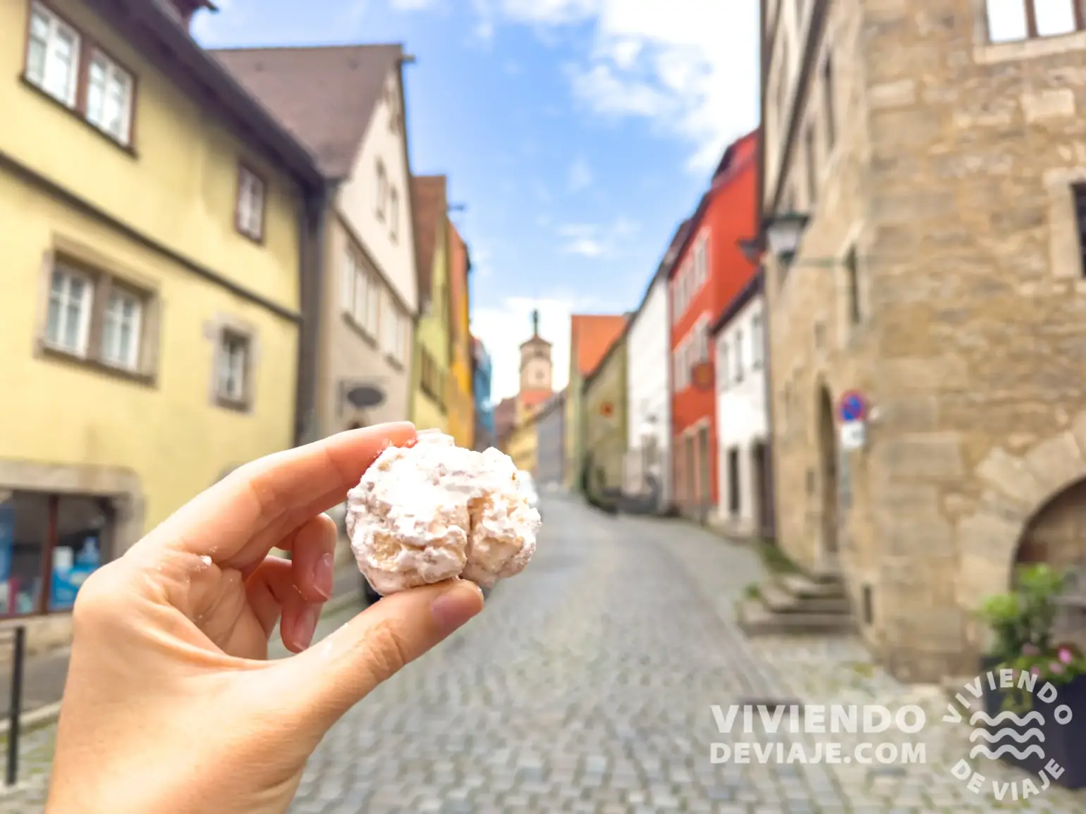 Schneeballen o Bola de Nieve, el dulce típico de la zona