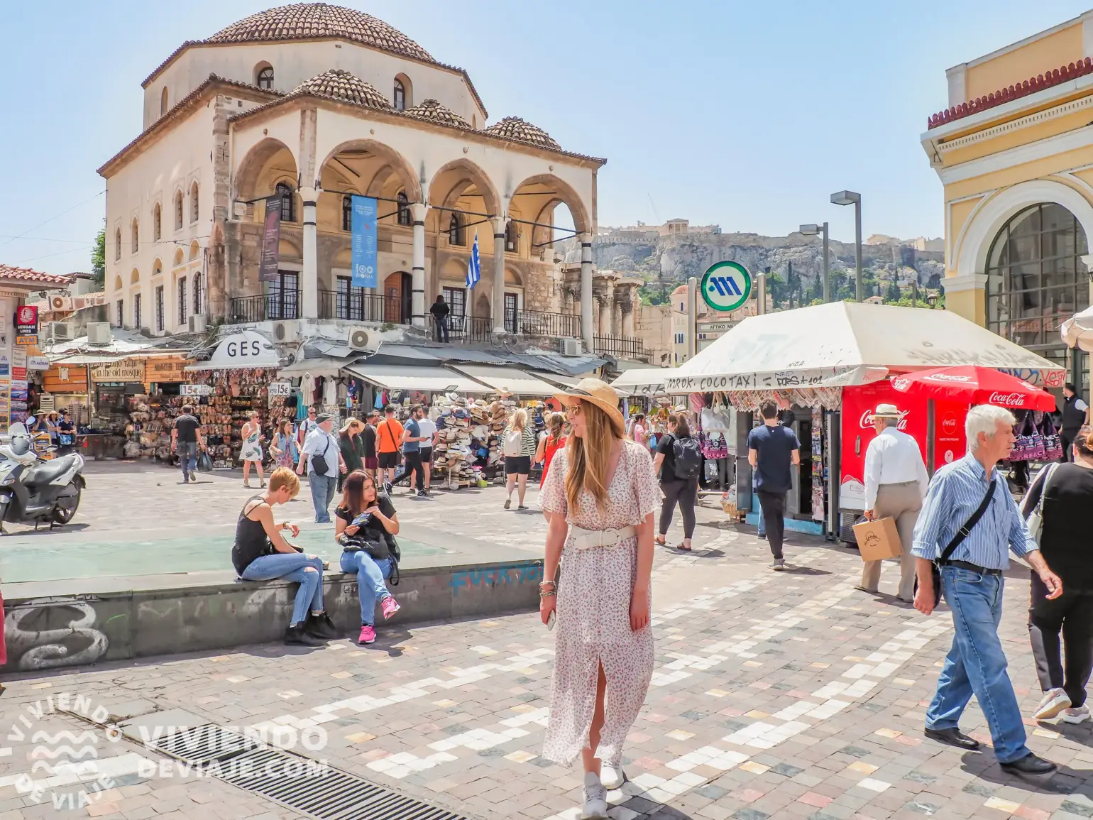 Plaza Monastiraki en Atenas