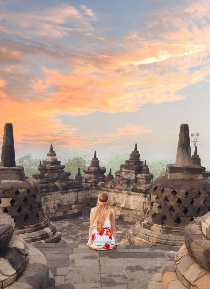 Excursión a Borobudur al amanecer y Prambanan