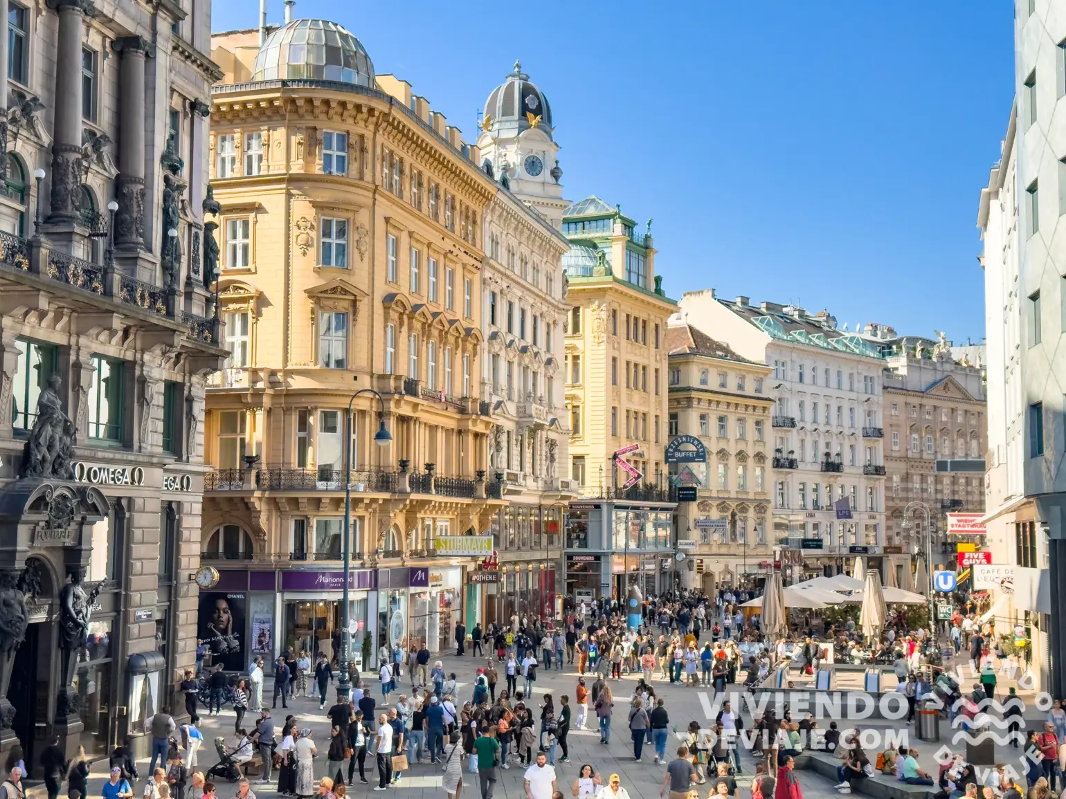 Calle Graben en Viena