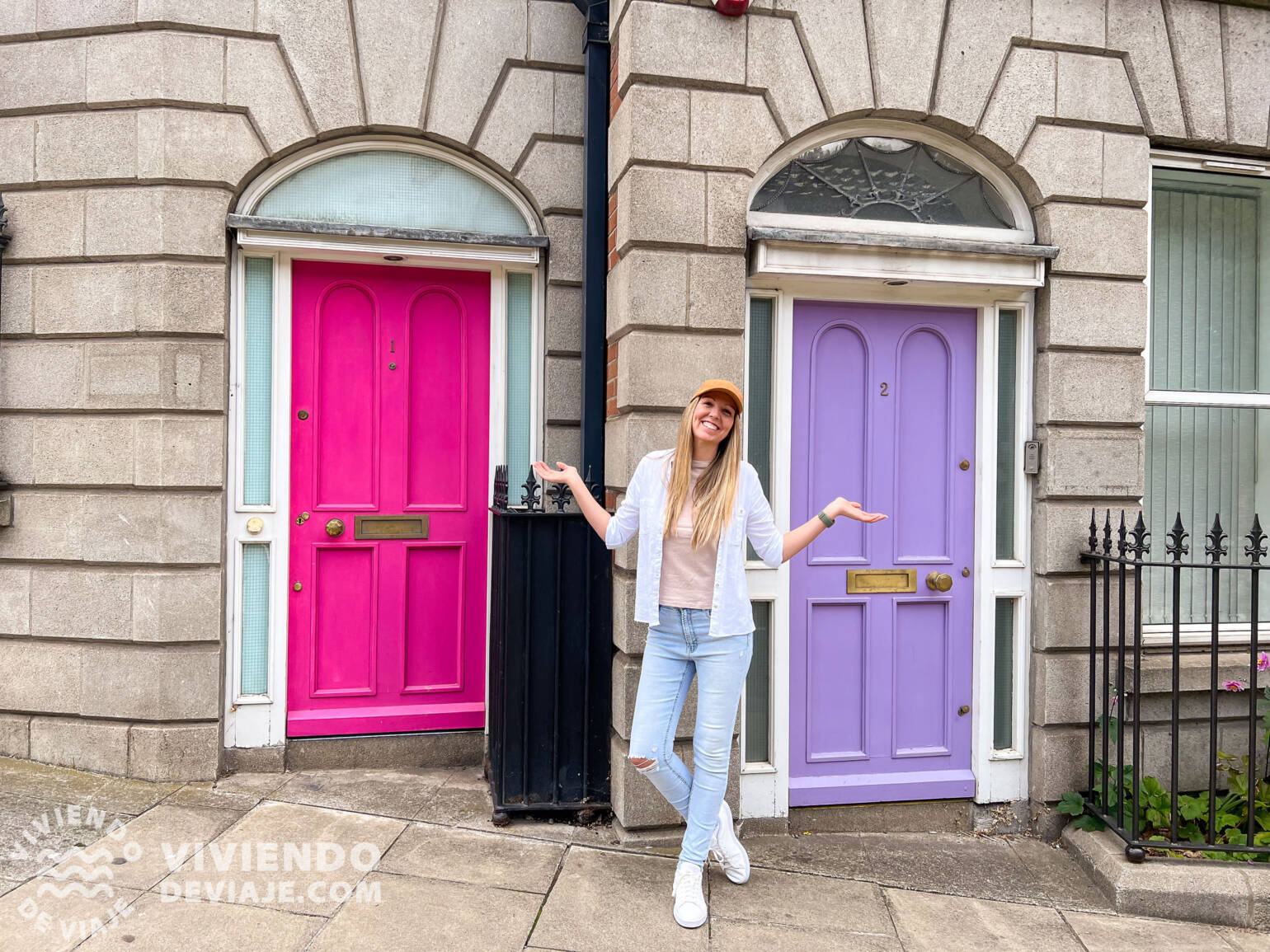 Puertas de colores en Dublín