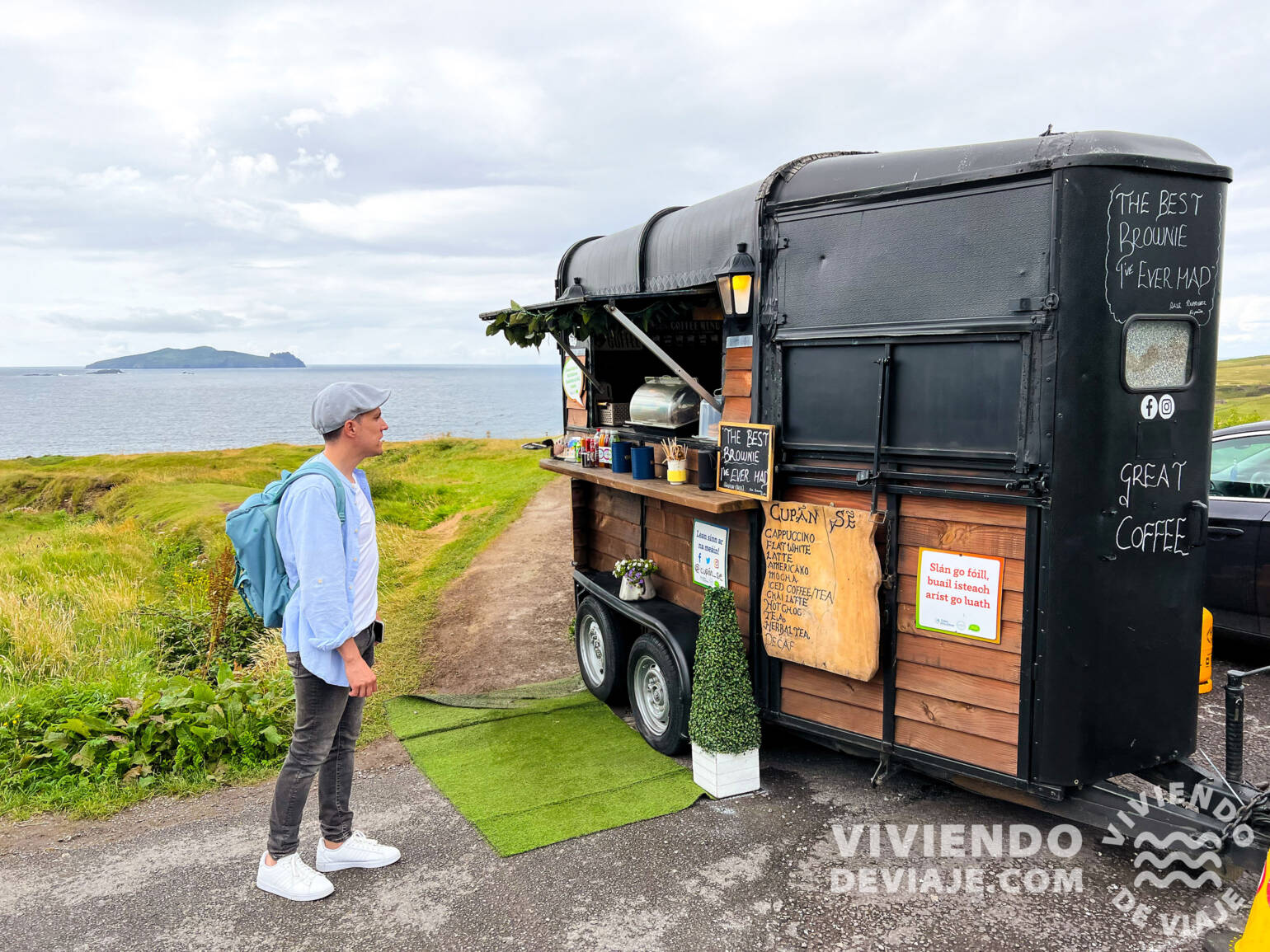 Food truck en Dunquin Pier