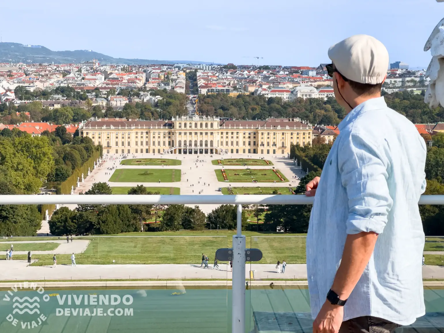 Vistas del Palacio Schönbrunn desde la Gloriette Schönbrunn