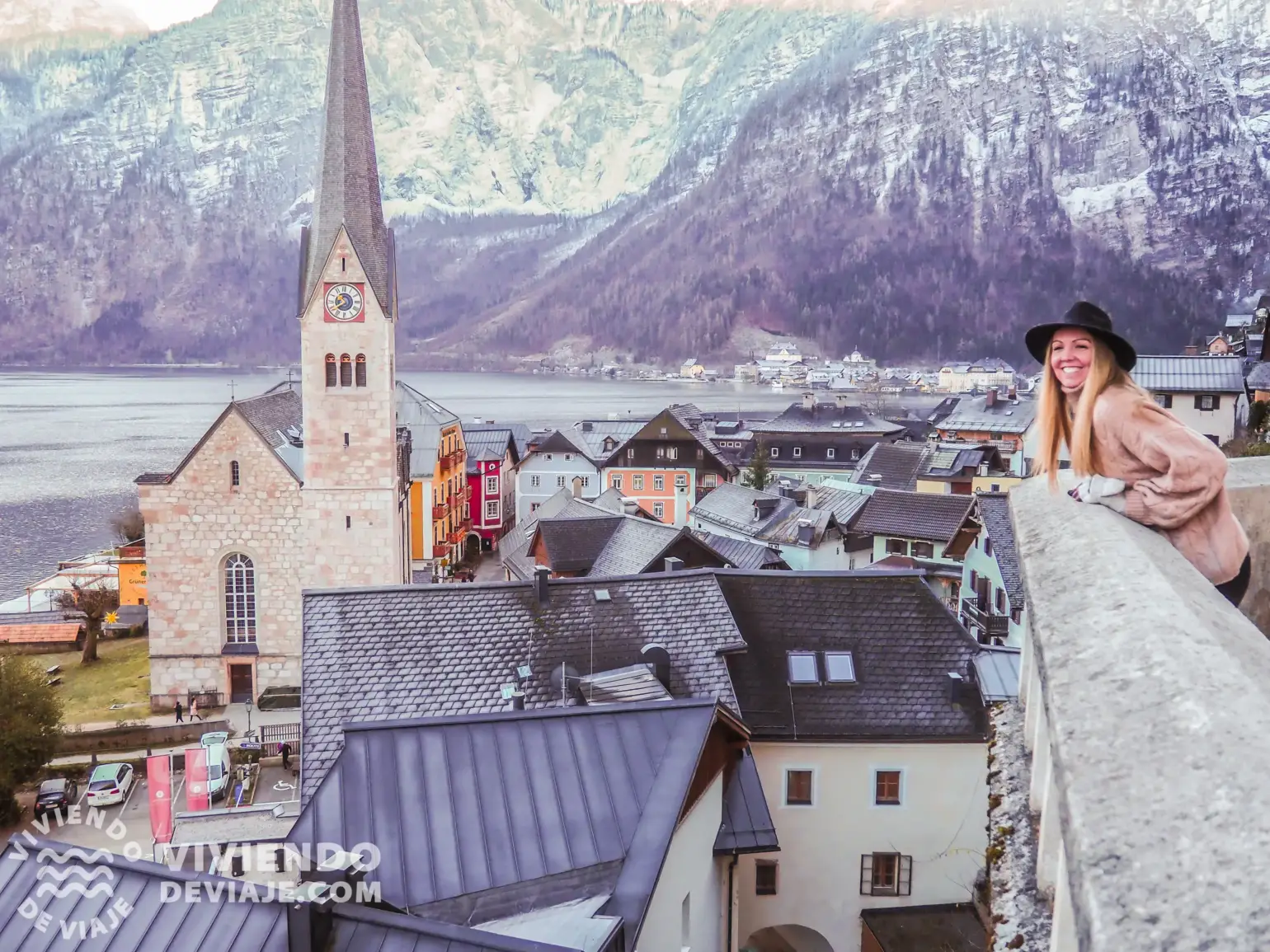 Vistas desde la iglesia de Pfarrkirche Mariä Himmelfahrt en Hallstatt