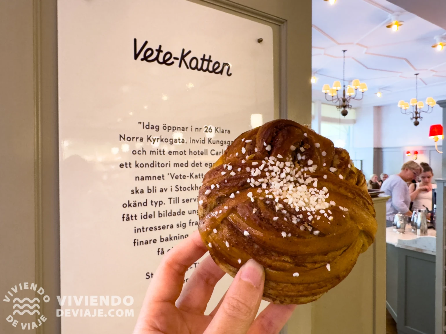 Kanelbullar en Vete-Katten una de las pastelerías más antiguas de la ciudad