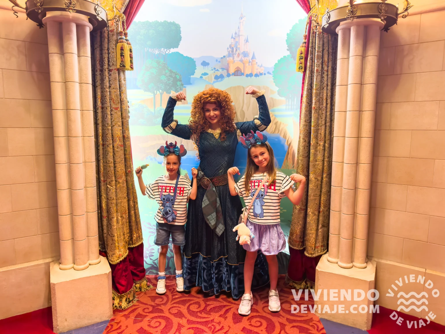 Foto con Mérida en Disneyland París