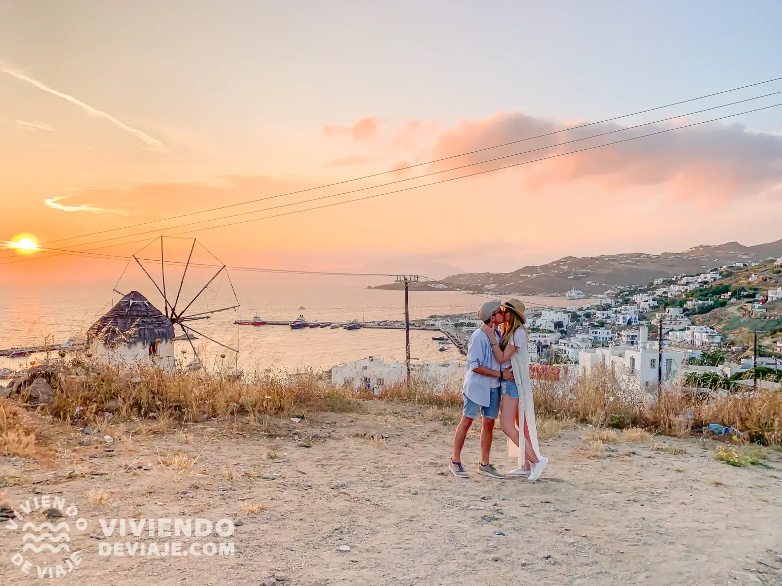 Boni's Windmill al atardecer | Mykonos en 3 días