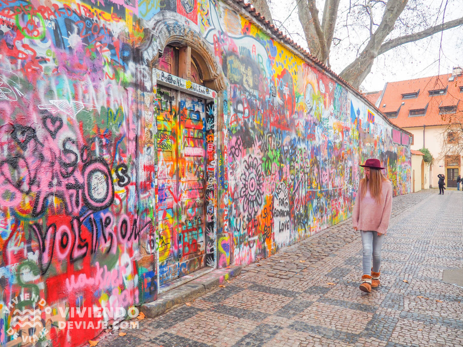 Muro de John Lennon en Praga