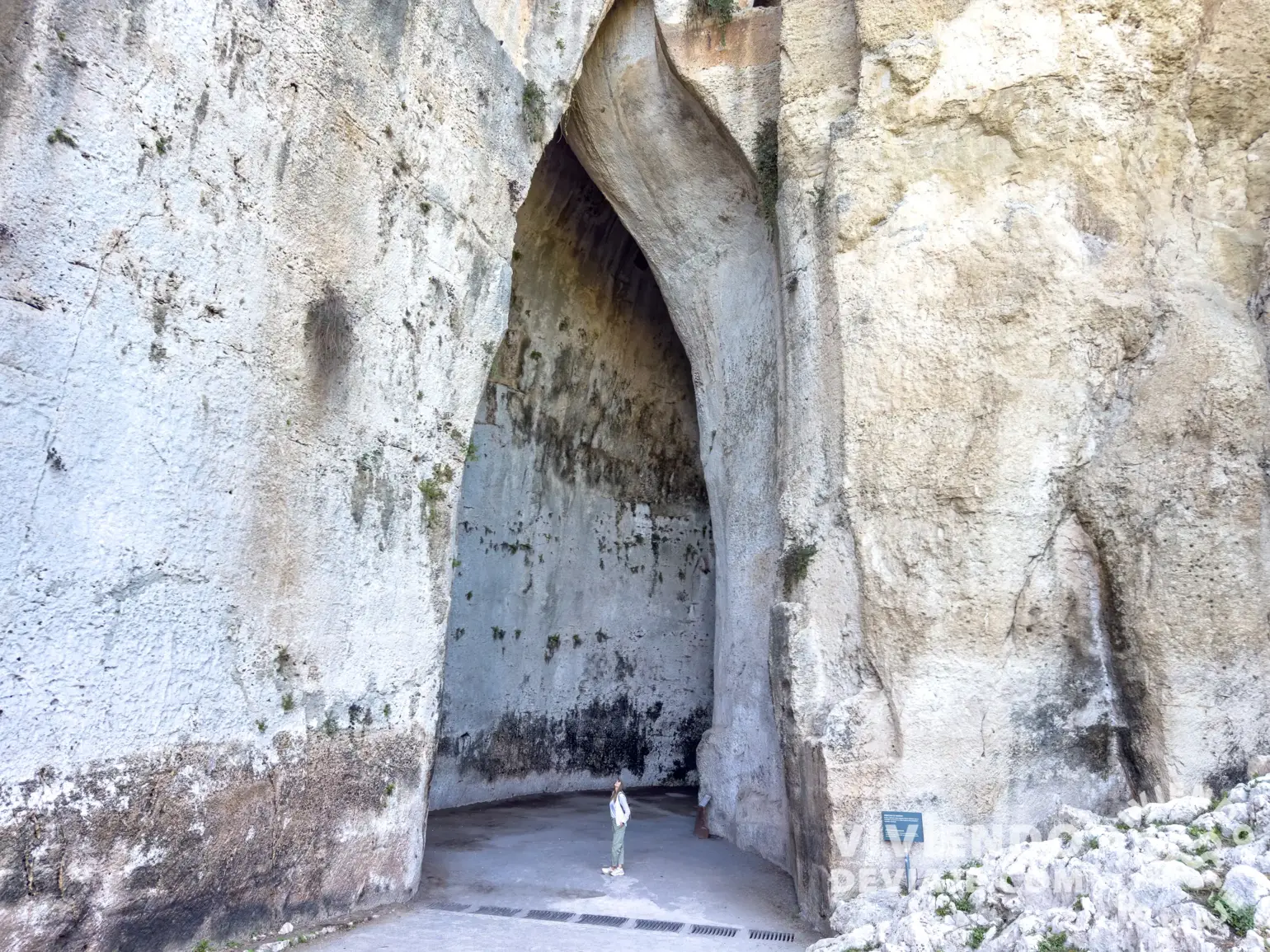 Oreja de Dionisio en el Parque Arqueológico de Neapolis