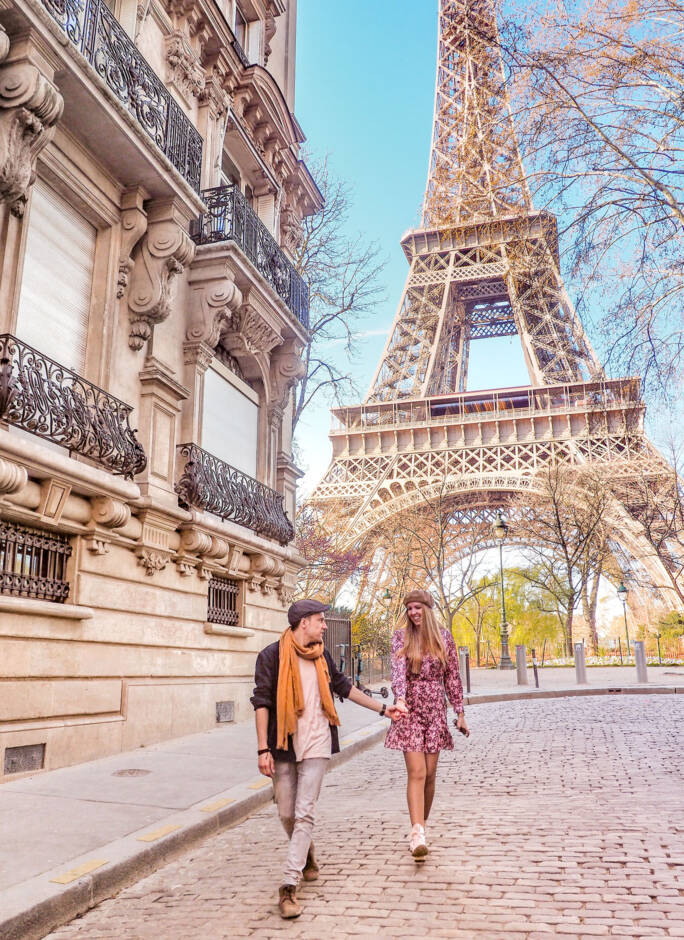 París en 3 días, ruta diaria