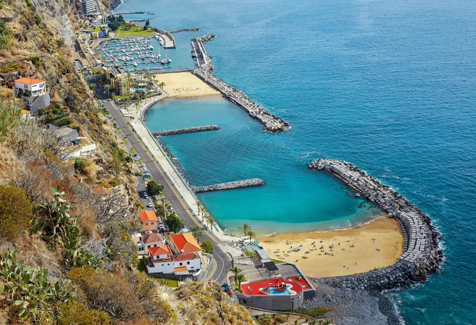 Playa de Calheta, ideal para disfrutar de la playa