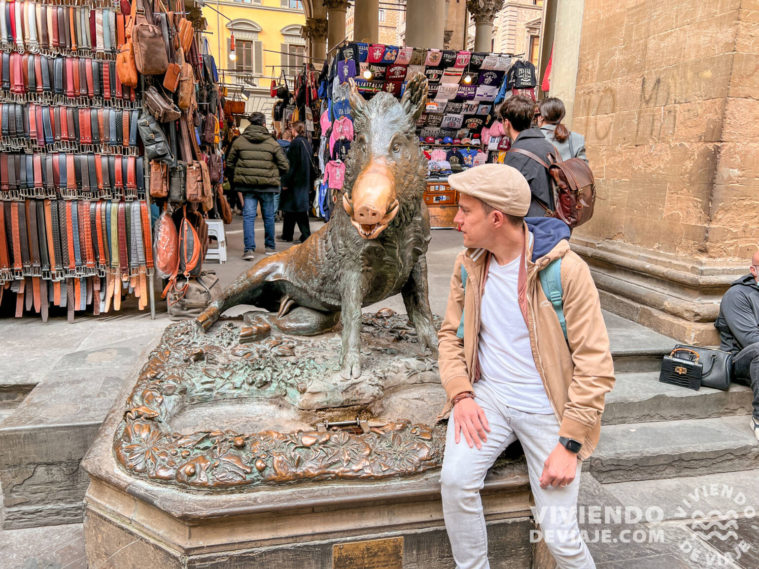 Fuente del porcellino en el Mercato Nuovo