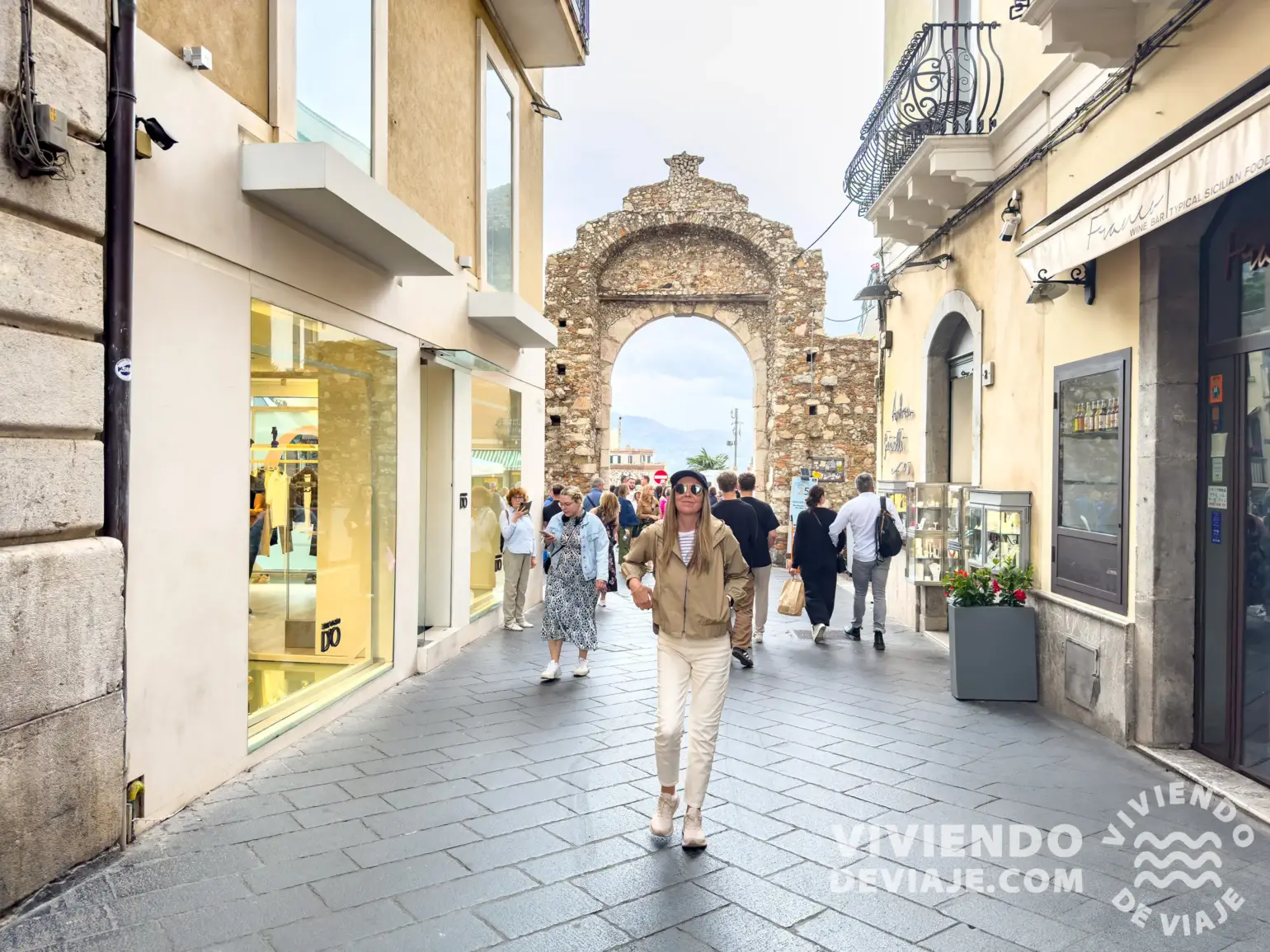 Porta Messina en Taormina