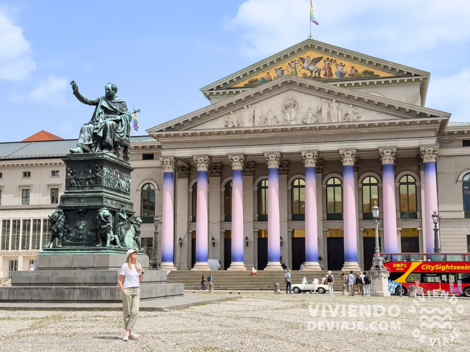 Max-Joseph-Platz y el Teatro Nacional de Múnich